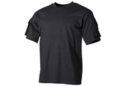 US T-Shirt, halbarm, schwarz, mit rmeltaschen XL