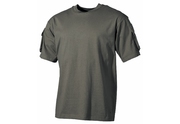 US T-Shirt, halbarm, oliv, mit rmeltaschen XXL