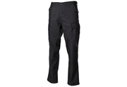 US bojové kalhoty BDU, černé, dvojitá kolena a zadní část XL
