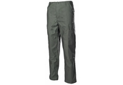 US bojové kalhoty BDU, olivové, dvojité kolena a zadní část XL