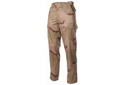 US bojové kalhoty BDU, 3 Farben desert M