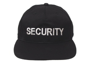 US čepice černá se štítkem SECURITY
