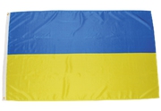 Vlajka Ukrajiny, polyester, 90 x 150 cm