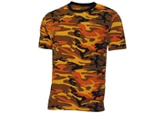 US tričko, "Streetstyle", oranžové camo, 140-145 g / m² L