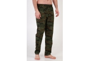 Pánské pyžamové kalhoty Army khaki M